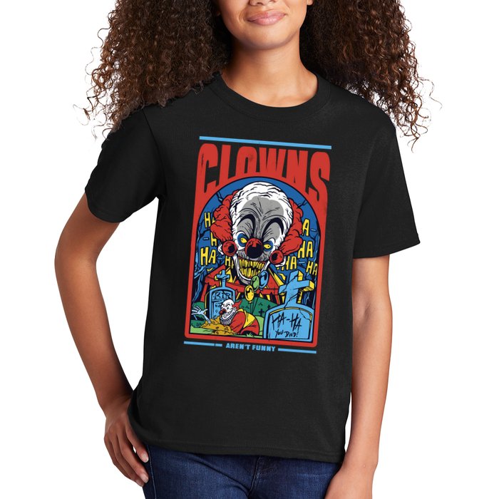 Clowns Aren't Funny Kids T-Shirt
