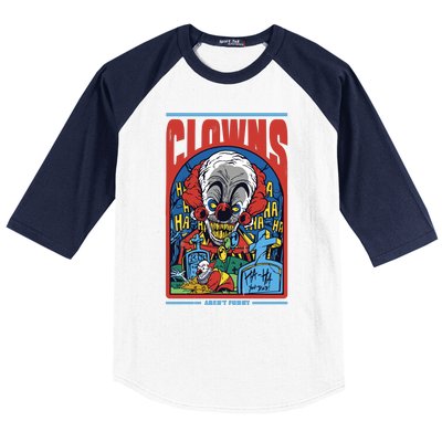 Clowns Aren't Funny Baseball Sleeve Shirt