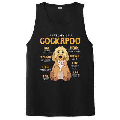 Cockapoo Anatomy Funny Dog Mom Dad Cute Gift PosiCharge Competitor Tank