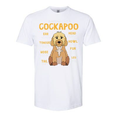 Cockapoo Anatomy Funny Dog Mom Dad Cute Gift Softstyle CVC T-Shirt