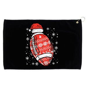 Christmas American Football Santa Xmas Sports Kids Grommeted Golf Towel