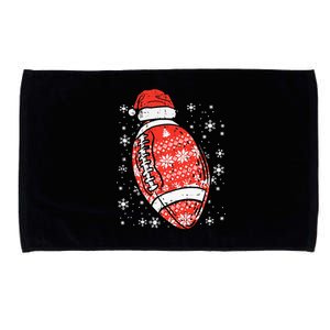 Christmas American Football Santa Xmas Sports Kids Microfiber Hand Towel