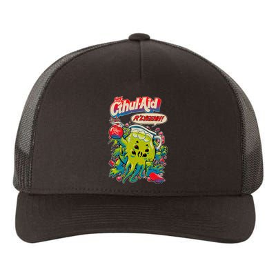 Cthul Aid Funny Cthulhu Anime Yupoong Adult 5-Panel Trucker Hat