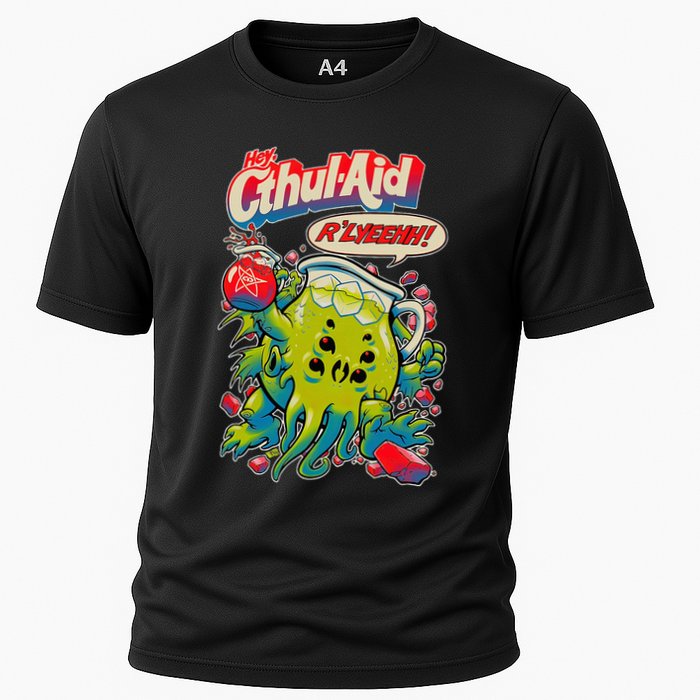Cthul Aid Funny Cthulhu Anime Cooling Performance Crew T-Shirt