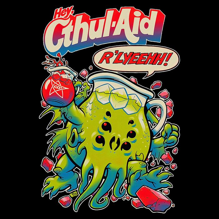 Cthul Aid Funny Cthulhu Anime Cooling Performance Crew T-Shirt