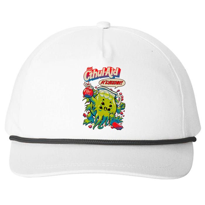 Cthul Aid Funny Cthulhu Anime Snapback Five-Panel Rope Hat