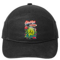 Cthul Aid Funny Cthulhu Anime 7-Panel Snapback Hat