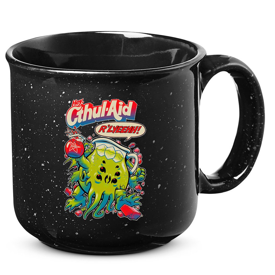 Cthul Aid Funny Cthulhu Anime 15oz Campfire Ceramic Mug
