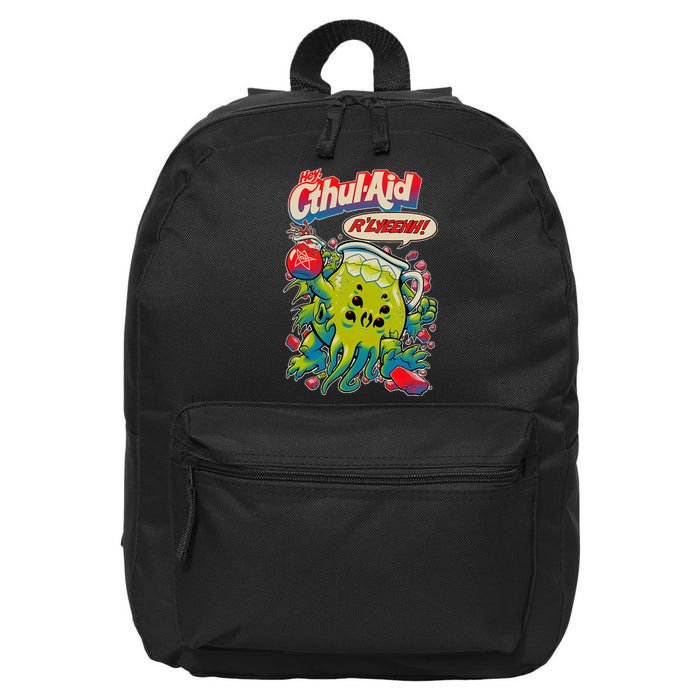 Cthul Aid Funny Cthulhu Anime 16 in Basic Backpack