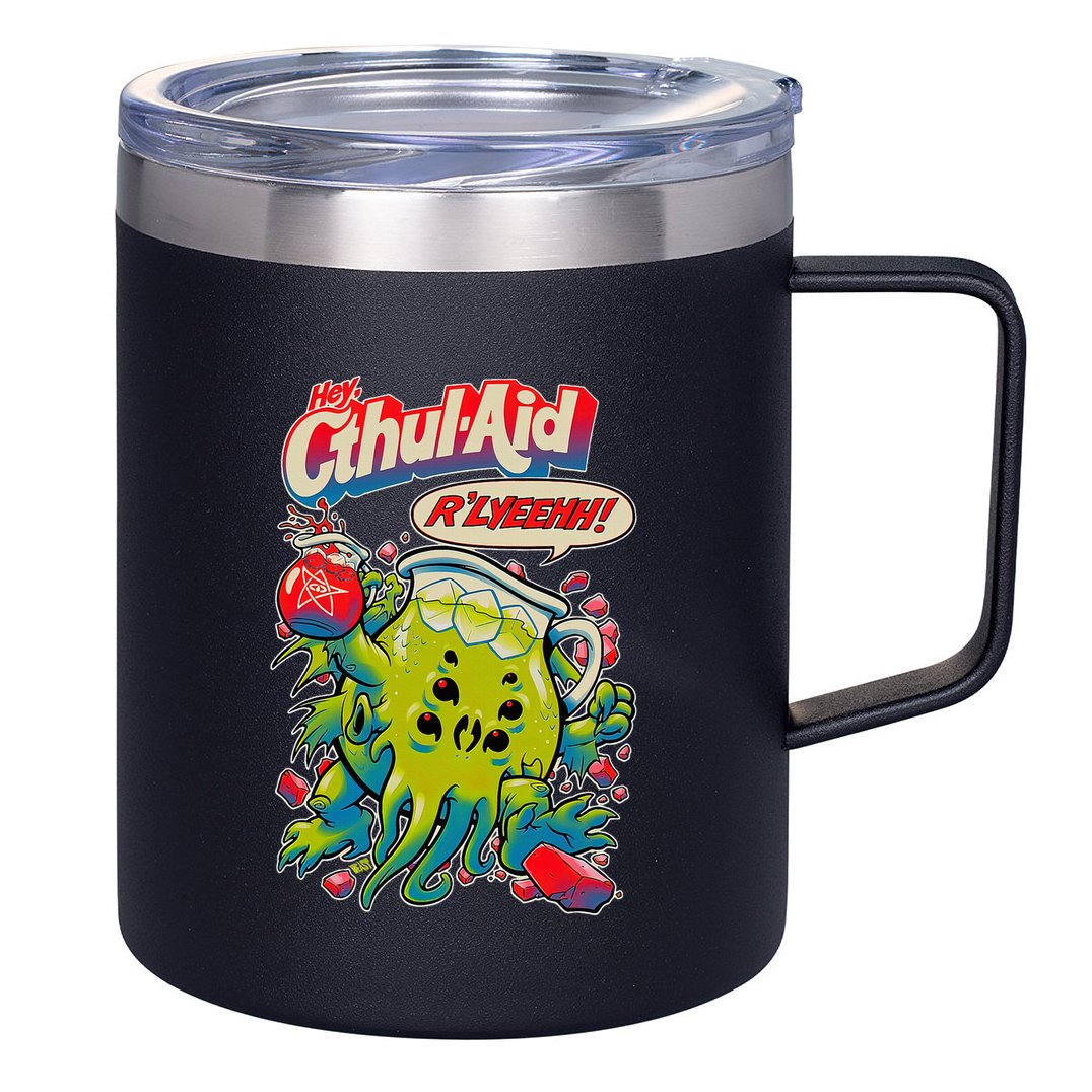 Cthul Aid Funny Cthulhu Anime 12oz Stainless Steel Coffee Mug