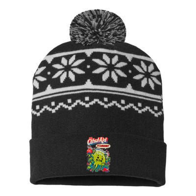 Cthul Aid Funny Cthulhu Anime USA-Made Snowflake Beanie