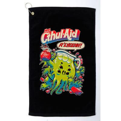 Cthul Aid Funny Cthulhu Anime Golf Towel