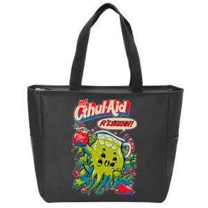 Cthul Aid Funny Cthulhu Anime Zip Tote Bag