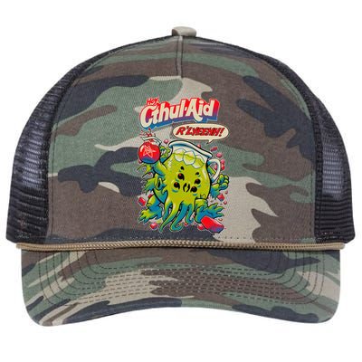 Cthul Aid Funny Cthulhu Anime Retro Rope Trucker Hat Cap