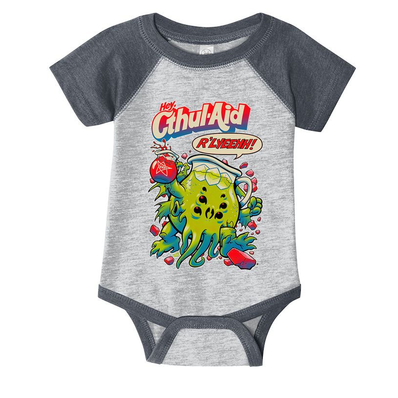 Cthul Aid Funny Cthulhu Anime Infant Baby Jersey Bodysuit