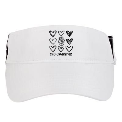 Chd Awareness For Heart Disease Month Awareness Adult Drive Performance Visor