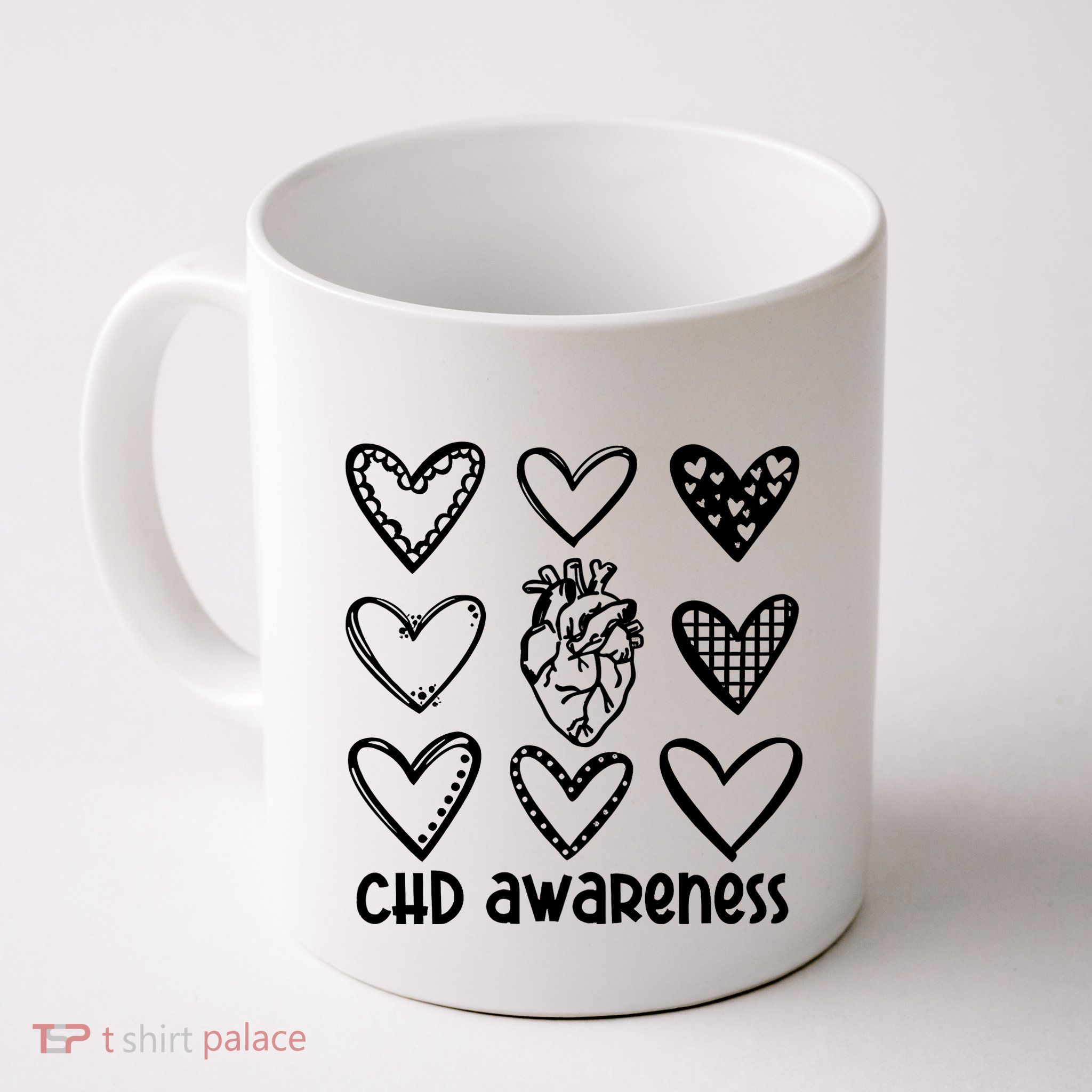 Chd Awareness For Heart Disease Month Awareness Mug