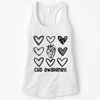 Chd Awareness For Heart Disease Month Awareness Womens Tank Top