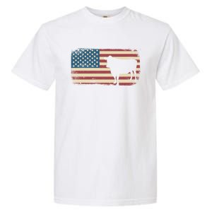 Cow American Flag Cow Gift Garment-Dyed Heavyweight T-Shirt