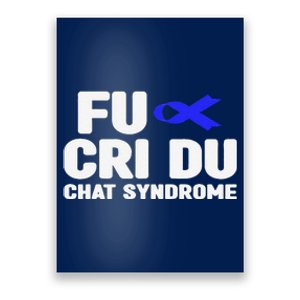 Cdc Awareness Fu Cri Du Chat Syndrome Awareness Poster