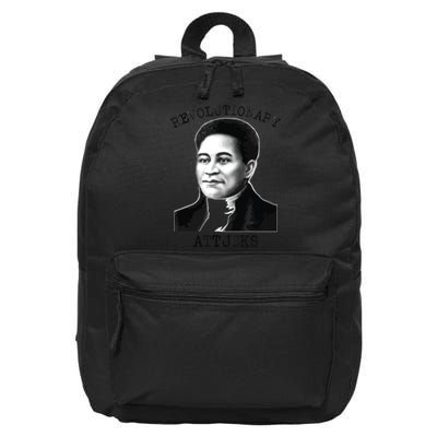 Crispus Attucks First Hero American Revolution Black History Premium 16 in Basic Backpack