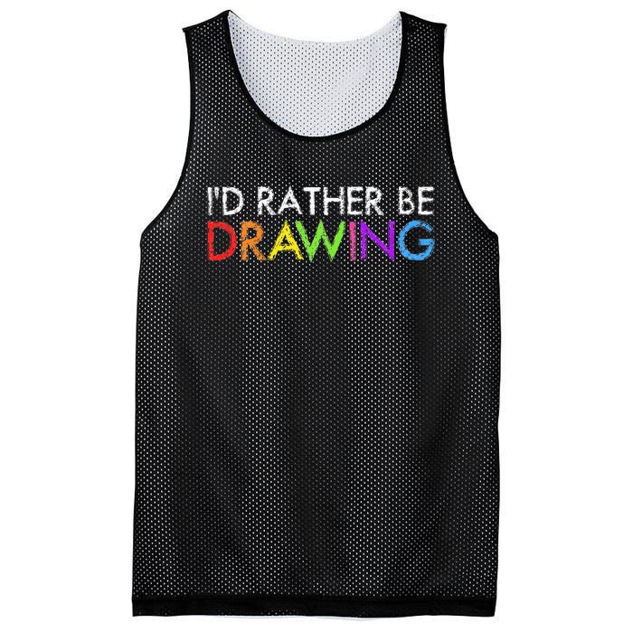 Cool Artist For Drawing Lovers Painter Art Teacher Mesh Reversible Basketball Jersey Tank