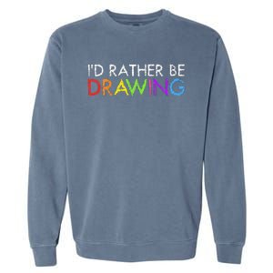 Cool Artist For Drawing Lovers Painter Art Teacher Garment-Dyed Sweatshirt