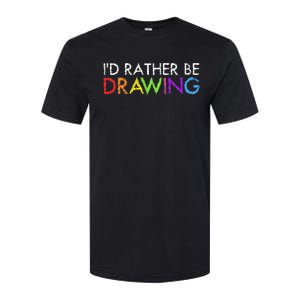 Cool Artist For Drawing Lovers Painter Art Teacher Softstyle CVC T-Shirt