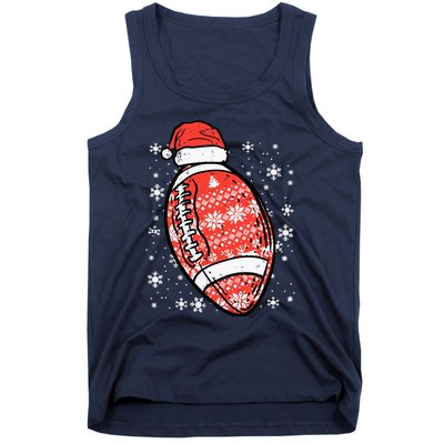 Christmas American Football Santa Xmas Sports Boy Tank Top