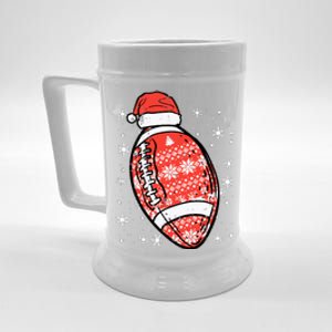 Christmas American Football Santa Xmas Sports Boy Beer Stein