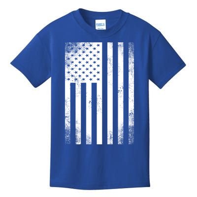 Camouflage American Flag Print Camo Military Tactical Funny Gift Kids T-Shirt