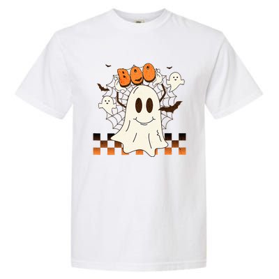 Cute and Funny Halloween Boo Ghost Garment-Dyed Heavyweight T-Shirt