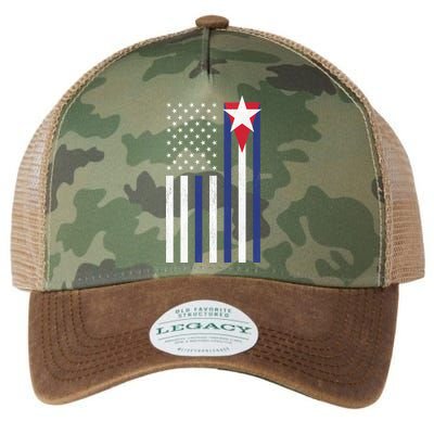 Cuban American Flag Legacy Tie Dye Trucker Hat