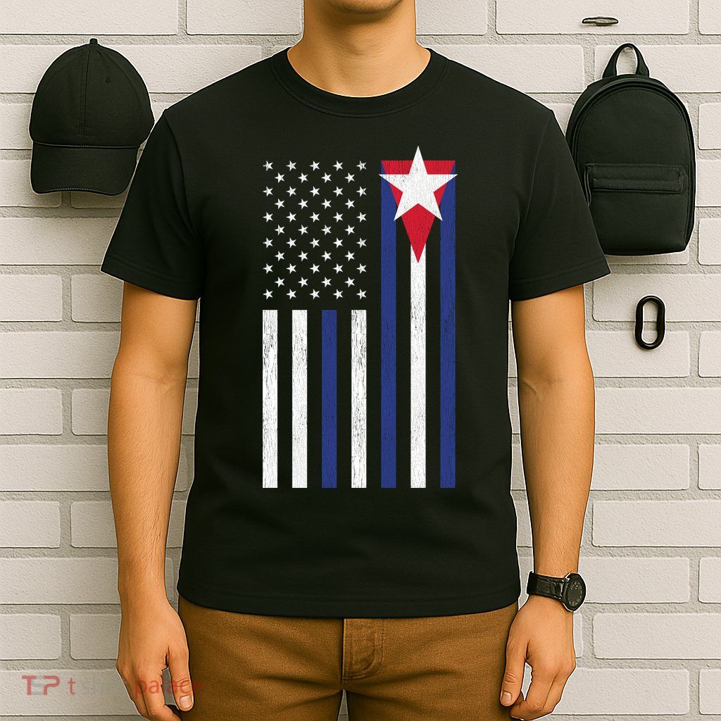Cuban American Flag T-Shirt