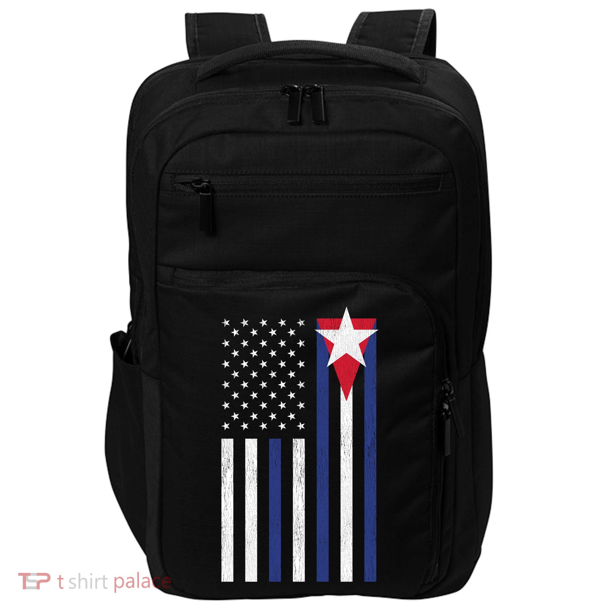 Cuban American Flag Impact Tech Backpack