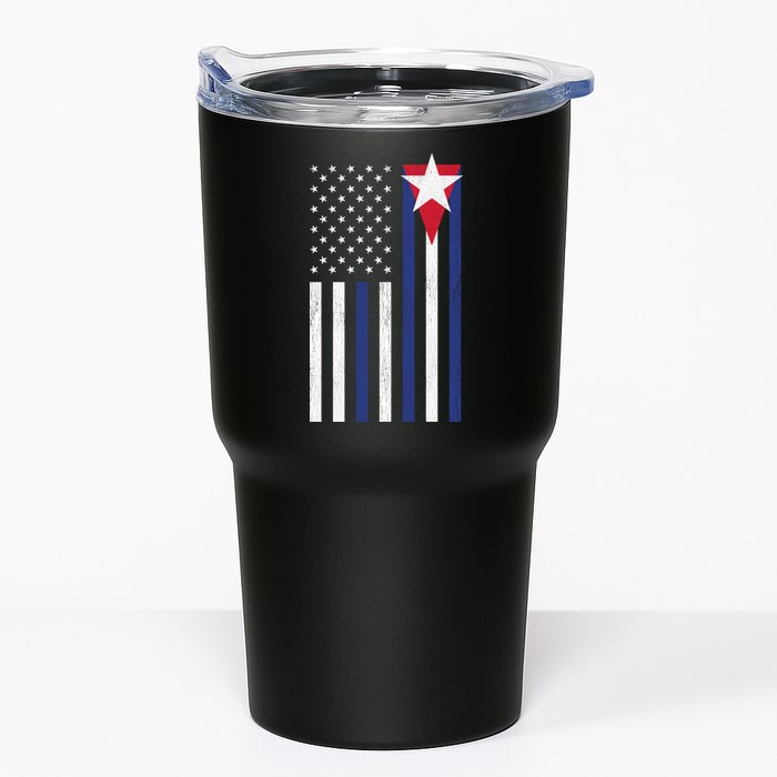 Cuban American Flag Tumbler
