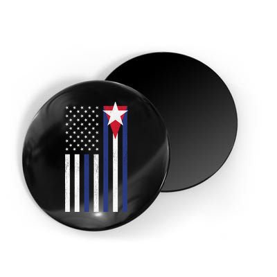 Cuban American Flag Magnet