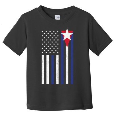 Cuban American Flag Toddler T-Shirt