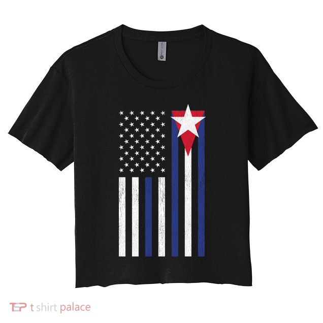 Cuban American Flag Crop Top