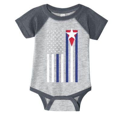 Cuban American Flag Infant Baby Jersey Bodysuit