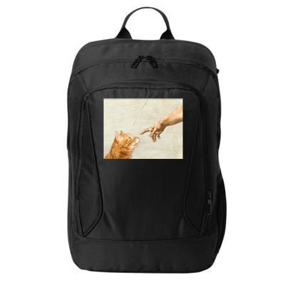 Cute Aesthetic Funny Cat City Backpack