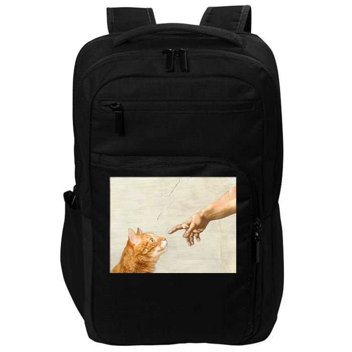 Cute Aesthetic Funny Cat Impact Tech Backpack