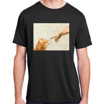 Cute Aesthetic Funny Cat Adult ChromaSoft Performance T-Shirt