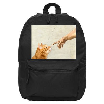 Cute Aesthetic Funny Cat 16 in Basic Backpack