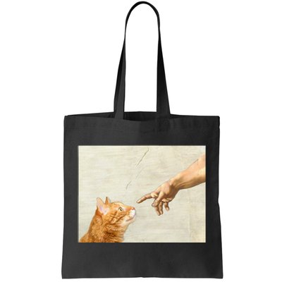 Cute Aesthetic Funny Cat Tote Bag