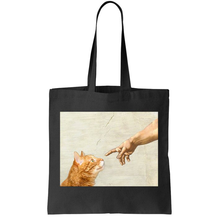 Cute Aesthetic Funny Cat Tote Bag