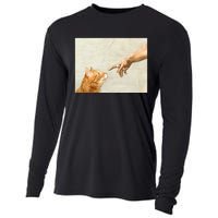 Cute Aesthetic Funny Cat Cooling Performance Long Sleeve Crew