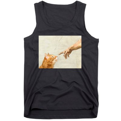 Cute Aesthetic Funny Cat Tank Top