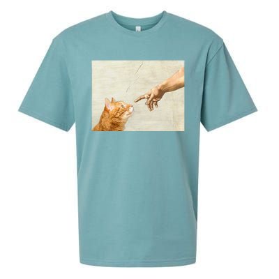 Cute Aesthetic Funny Cat Sueded Cloud Jersey T-Shirt