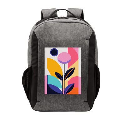 Colorful Abstract Floral Print Top Cute Casual Summer Vector Backpack